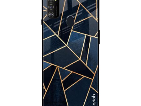 Abstract Tiles Glass case for Samsung Galaxy M30s For Sale