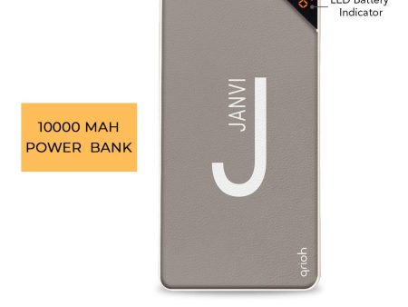 Dusty Silver Customized Power Bank For Cheap