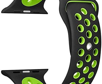 Silicon Sports Watch Band Compatible with All Apple Watch Series 42-44mm ( More Color Options available) Supply