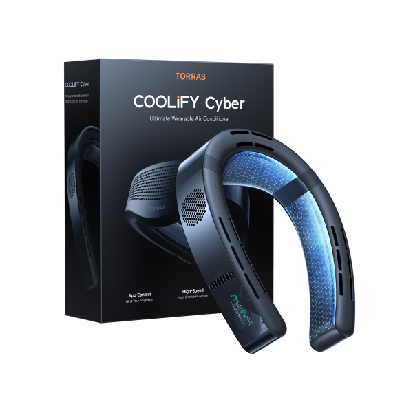 [2024 Flagship] COOLiFY Cyber Smart APP Control Neck Air Conditioner Supply