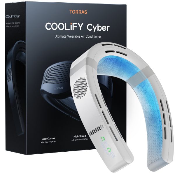 [2024 Flagship] COOLiFY Cyber Smart APP Control Neck Air Conditioner Supply