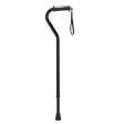 Adjustable Height Offset Handle Cane with Gel Hand Grip, Black Online