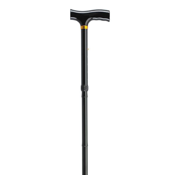 Lightweight Adjustable Folding Cane with T Handle, Black Discount