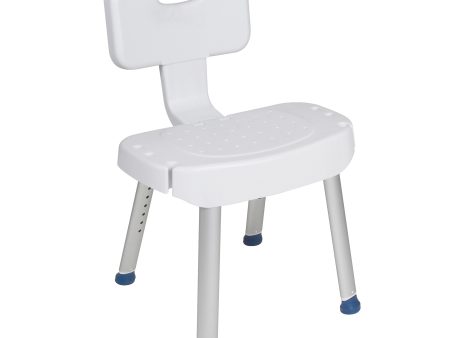 Bathroom Safety Shower Chair with Folding Back Supply