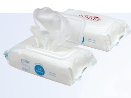 Sunset HCS CPAP Mask Cleaning Wipes, 62 or 64 Count Online now