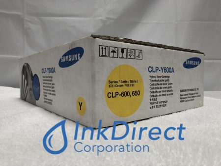 Genuine Samsung CLPY600A CLP-Y600A CLP-600 Toner Cartridge Yellow CLP 600 600N 650 650N Discount