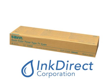 Genuine Savin 5468 888490 Type T1 Toner Cartridge Cyan 3224 3224C 3232 3232C C2410 DSC 432 424 LD124C Online now