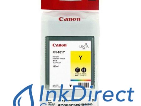 Genuine Canon  0886B001AA PFI-101Y Ink Tank Yellow on Sale