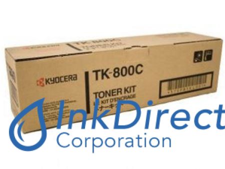 Genuine Kyocera Mita 370PB5KL  TK-800C TK800C Toner Kit Cyan Online Hot Sale