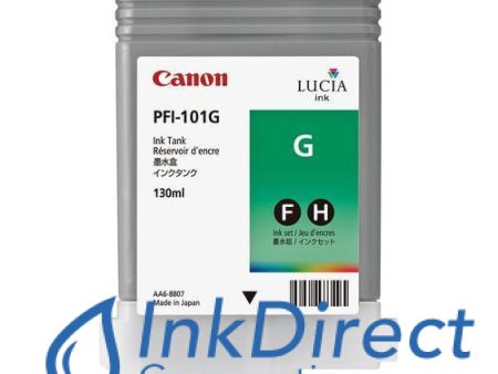 ( Expired ) Genuine Canon  0890B001AA PFI-101G Ink Tank Green Fashion