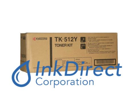 Genuine Kyocera Mita 1T02F3AUS001  TK-512Y TK512Y Toner Kit Yellow Fashion