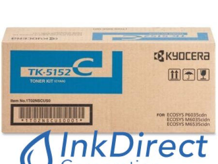 Genuine Kyocera Mita 1T02NSCUS0 TK-5152C TK5152C Toner Cartridge Cyan Supply