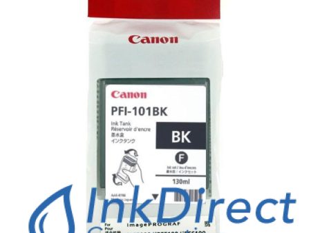 Genuine Canon  0883B001AA PFI-101BK Ink Tank Black Hot on Sale