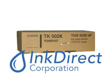 Genuine Kyocera Mita 370PD0KM  TK-502K TK502K Toner Kit Black Hot on Sale