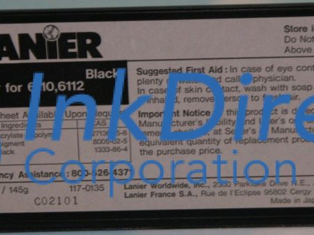 1 Each - Genuine Lanier 1170135 117-0135 Toner Cartridge Black for Copier 6110 6112 Online Hot Sale