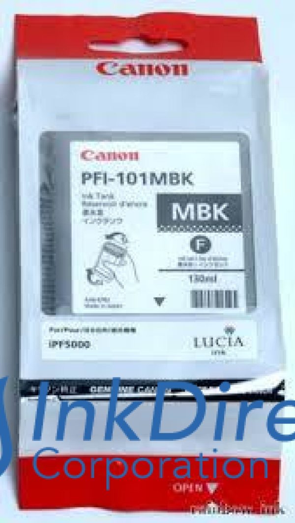 Genuine Canon  0882B001AA PFI-101MBK Ink Tank Matt Black on Sale