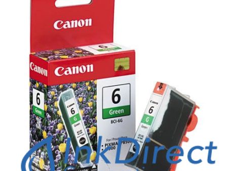 Genuine Canon 9473A003AA BCI-6G Ink Jet Cartridge Green on Sale