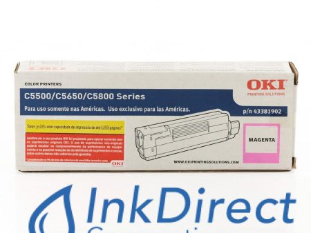 Genuine Okidata 43381902 C5500 Standard Yield Toner Cartridge Magenta For Discount