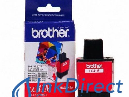 Genuine Brother LC41M LC-41M Ink Jet Cartridge Magenta Supply