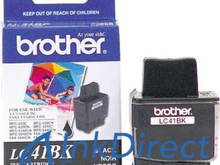 Genuine Brother LC41BK LC-41BK Ink Jet Cartridge Black Supply