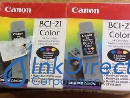 Genuine Canon  0955A349AA BCI-21C Twin pack Ink Jet Cartridge Color Cheap