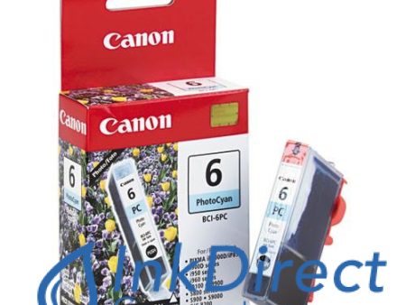 Genuine Canon 4709A003AA BCI-6PC Ink Jet Cartridge Photo Cyan For Discount