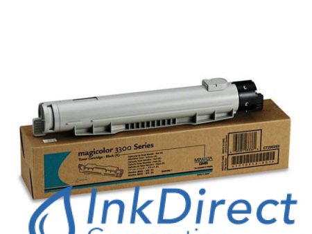 Genuine QMS 1710550001 1710550-001 MagiColor 3300 Toner Cartridge Black Sale