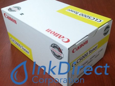 Genuine Canon  6604A003AA CLC5000 Toner Cartridge Yellow on Sale