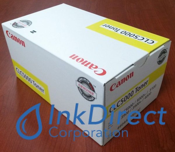 Genuine Canon  6604A003AA CLC5000 Toner Cartridge Yellow on Sale